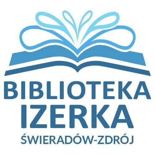 Logo Miejska Biblioteka Publiczna „Izerka” w wieradowie-Zdroju