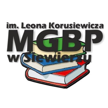 Logo Miejsko-Gminna Biblioteka Publiczna im. Leona Korusiewicza w Siewierzu