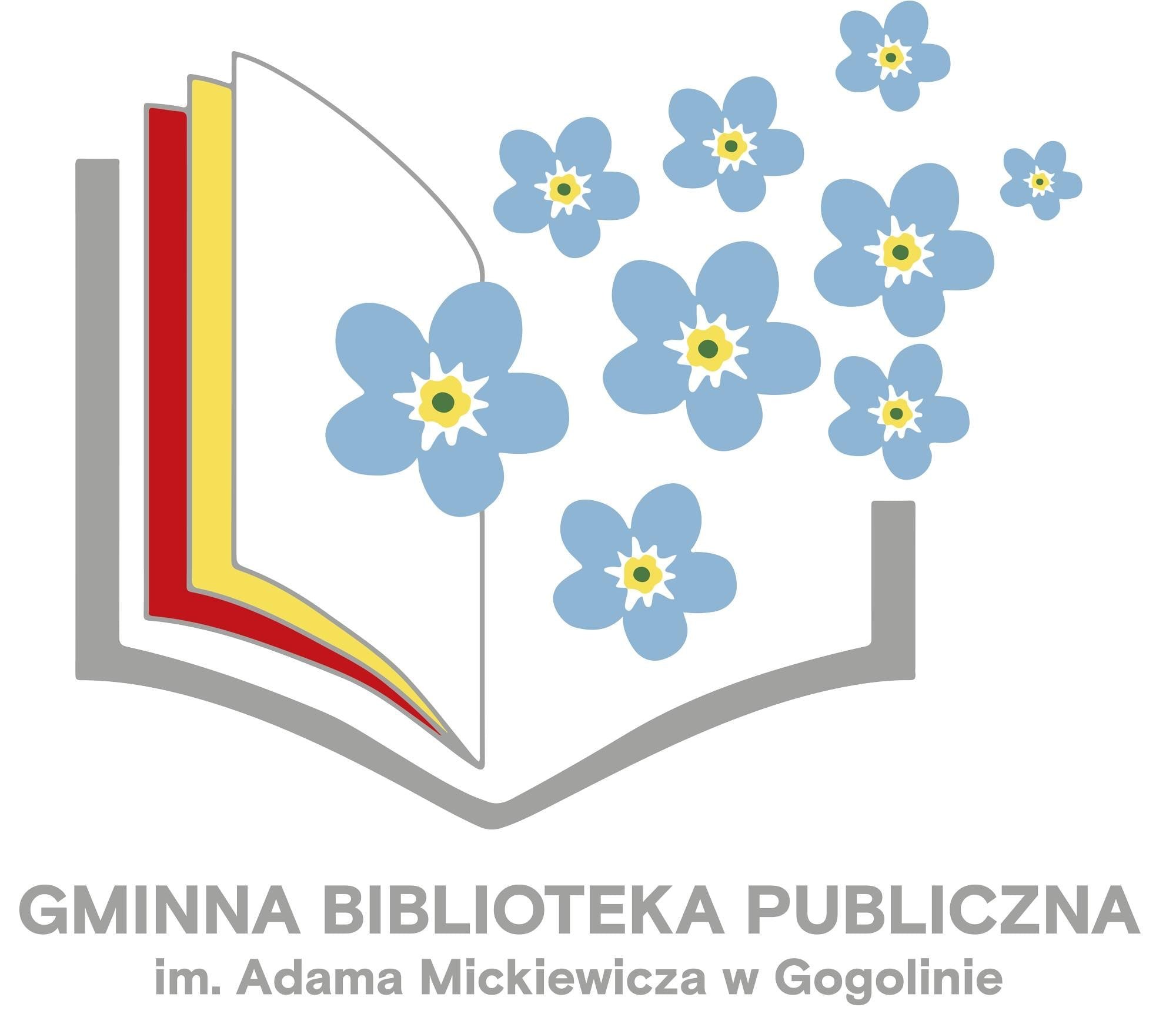 Logo Gminna Biblioteka Publiczna im. Adama Mickiewicza w Gogolinie 